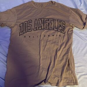 Los Angeles Graphic Tan T-Shirt